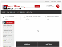 Tablet Screenshot of convexmirrorshop.co.uk